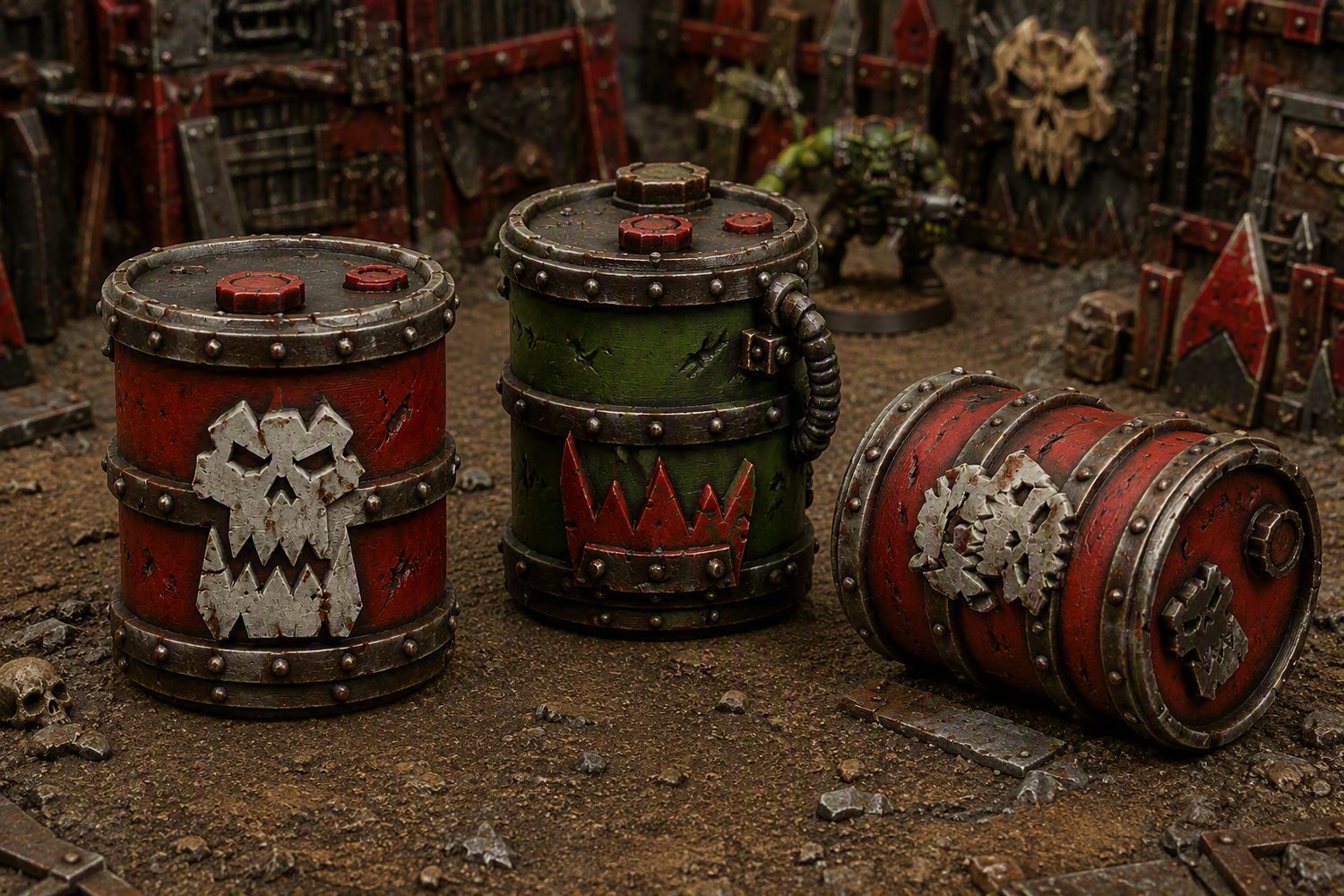 Wargames - Ork Barrels 2 Wargames - Ork Barrels 2