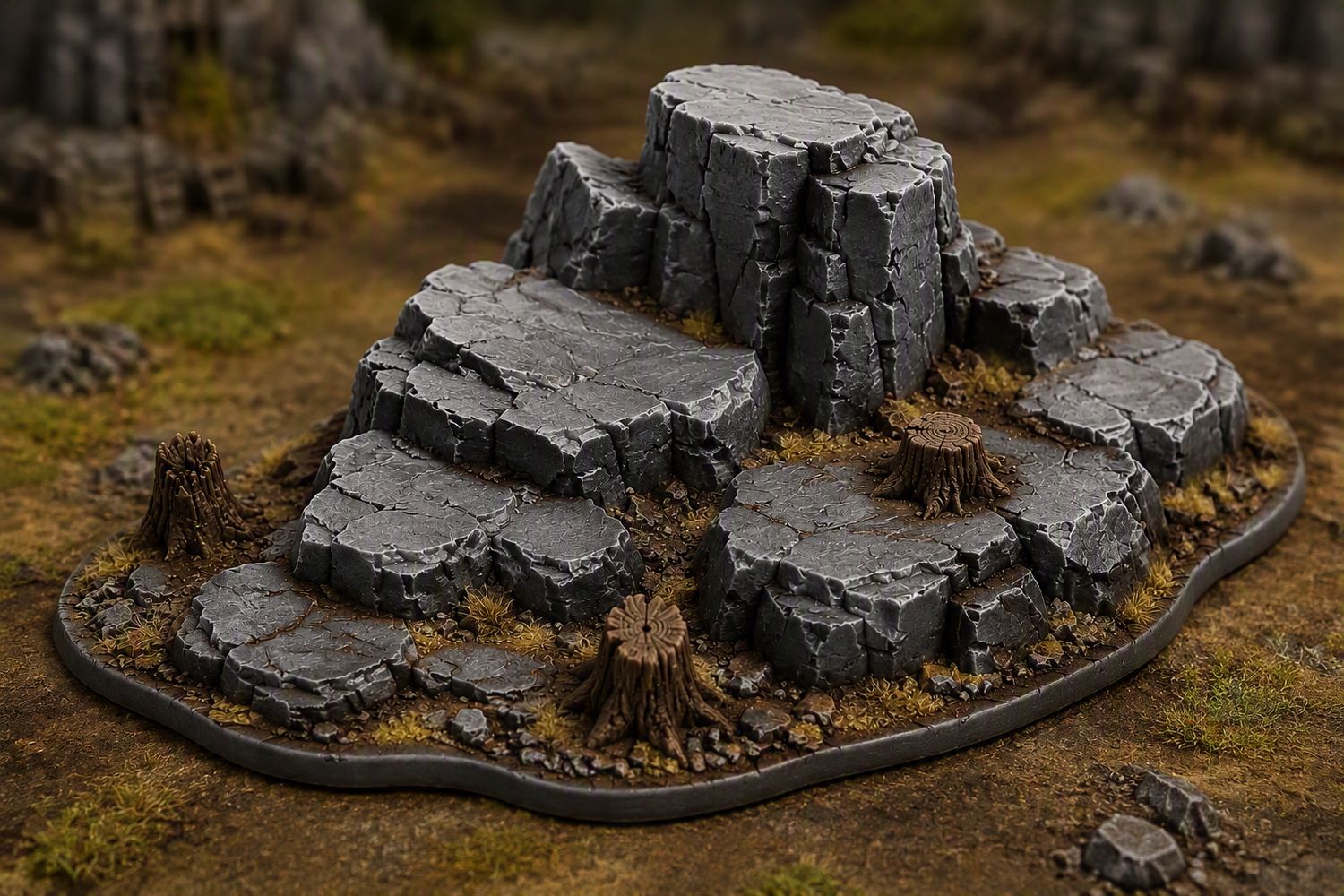 Wargames - Rocky Outcrop 3 Medium Wargames - Rocky Outcrop 3 Medium