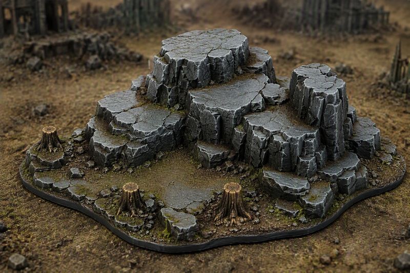 Blue Light Wargames - Rocky Outcrop 15 Large