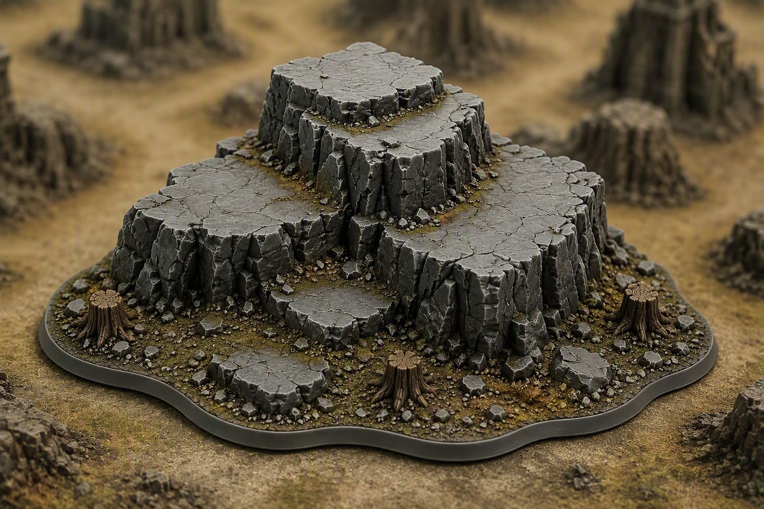 Wargames - Rocky Outcrop 10 Medium