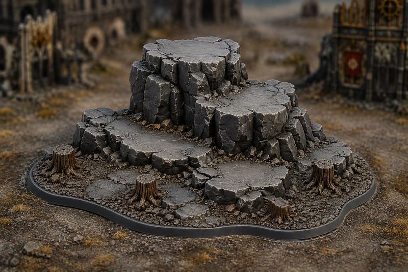 Blue Light Wargames - Rocky Outcrop 9 Medium