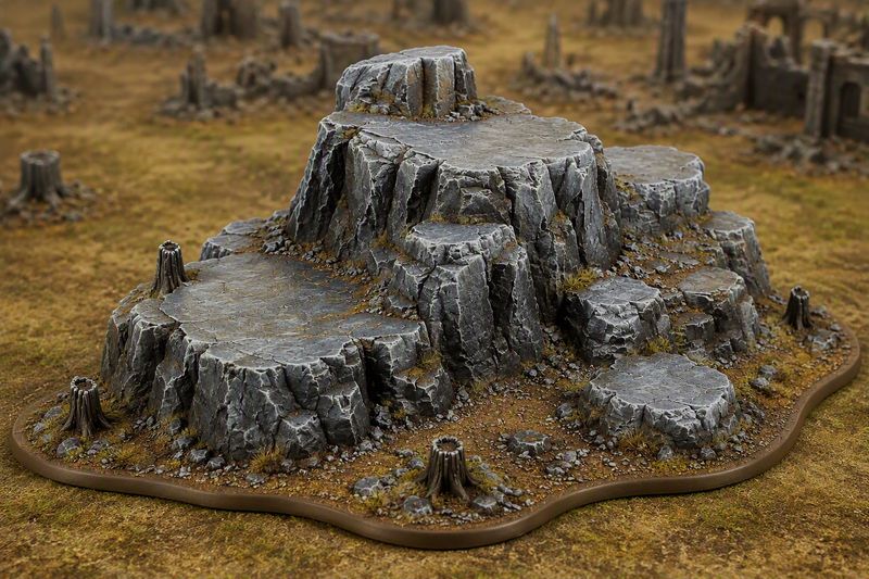 Blue Light Wargames - Rocky Outcrop 28 Extra Large
