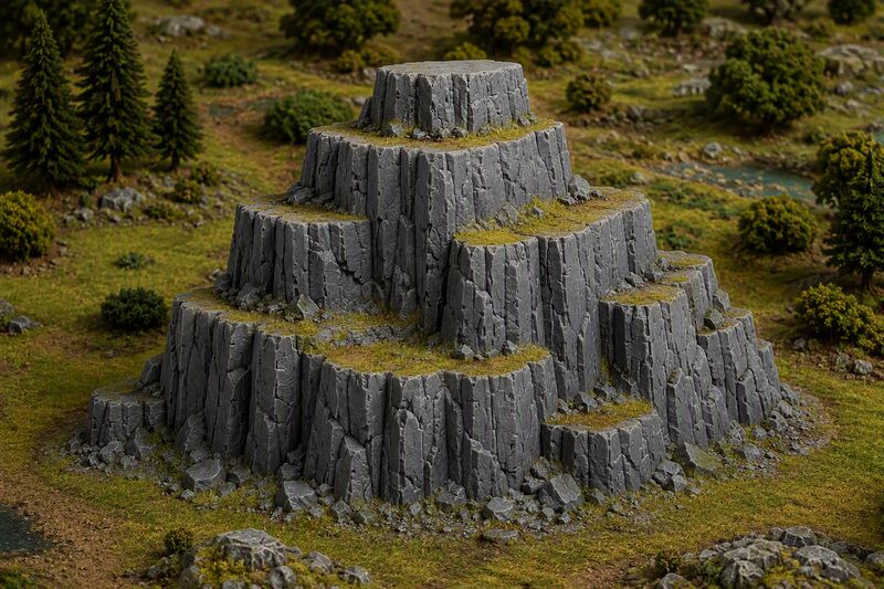 Blue Light Wargames - Rocky Outcrop 37 Mountain