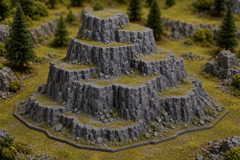 Blue Light Wargames - Rocky Outcrop 36 Mountain