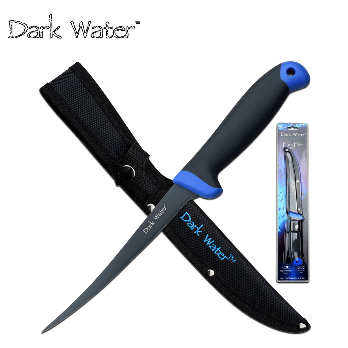 Dark Water Fillet 8" 5Cr15MoV