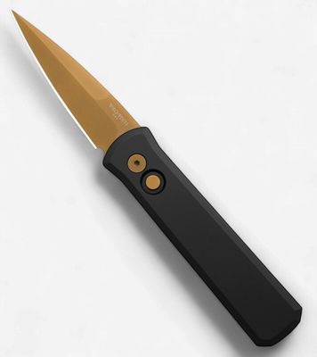 Pro-Tech Godson Black/Tan 154CM