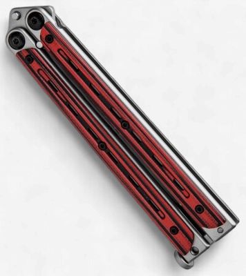 Bradley Kimura Balisong Red/Black G10 154CM