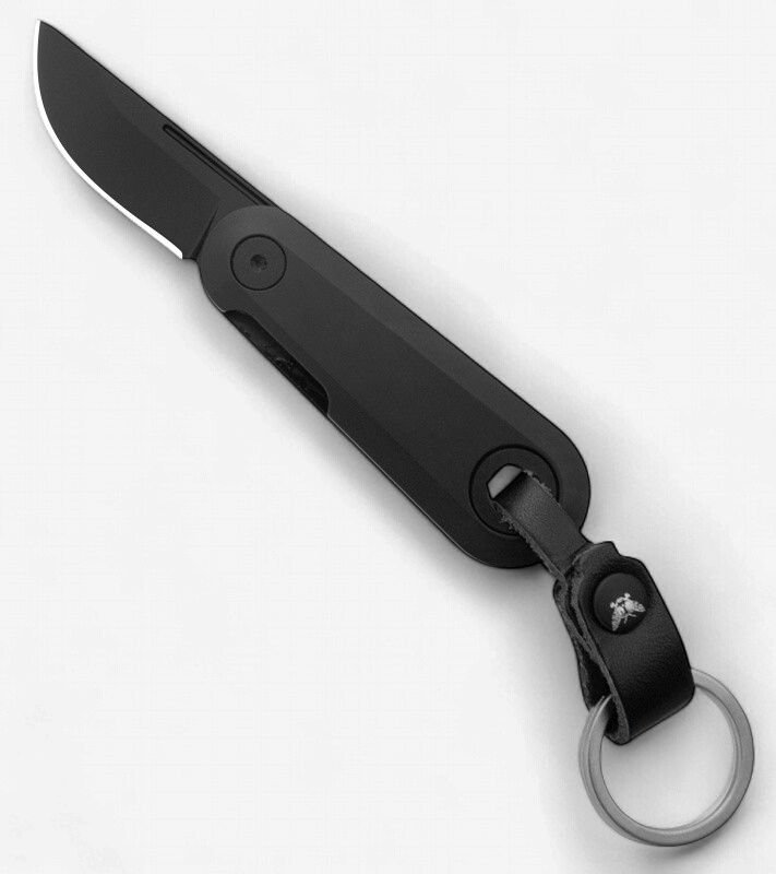 Flytanium Minim Keychain Folder / Black Titanium / D2