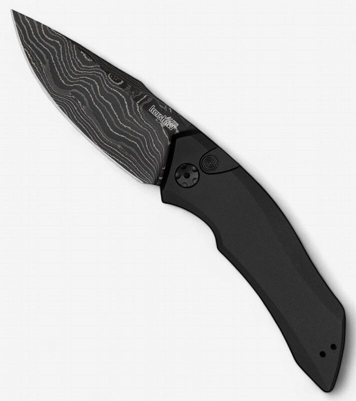 Kershaw Launch 1 Black / Damascus / DP