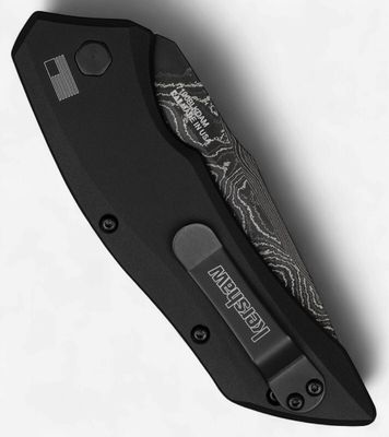 Kershaw Launch 1 Black / Damascus / DP
