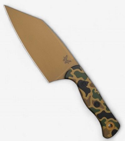 Benchmade Station Knife Limited Edition Camo / Tan / 154CM