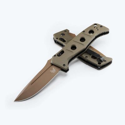 Benchmade Auto Adamas Olive / Tan / Cruwear / DP