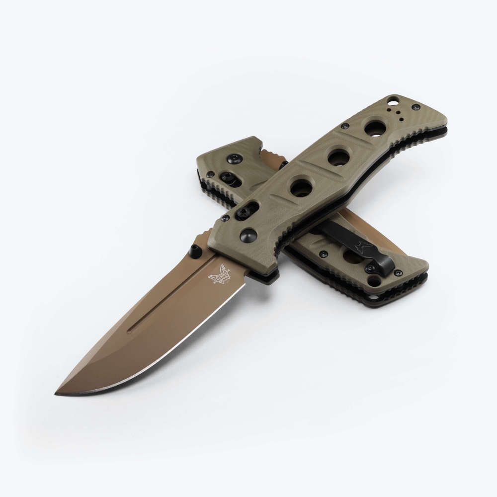 Benchmade Adamas Olive / Tan / Cruwear / DP
