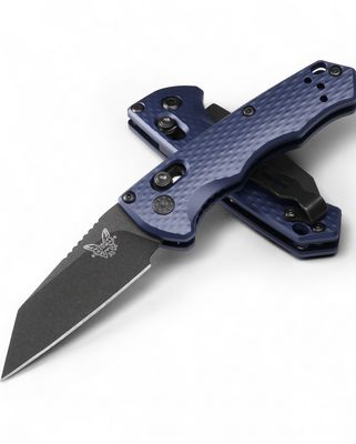 Benchmade Auto Immunity Crater Blue / Gray / M4 / Wharncliffe