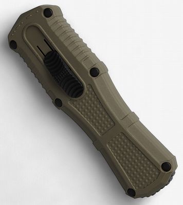 Benchmade Mini Claymore OTF Green / Gray / D2 / DP / DE