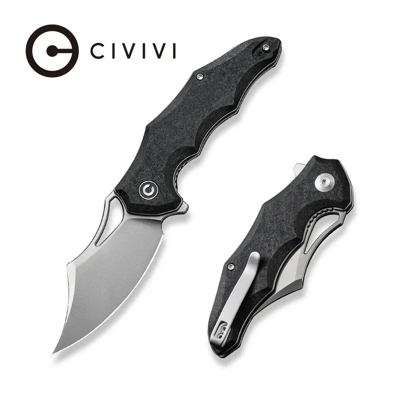 Civivi Chiro Black Shredded / Satin / 14C28N / CP