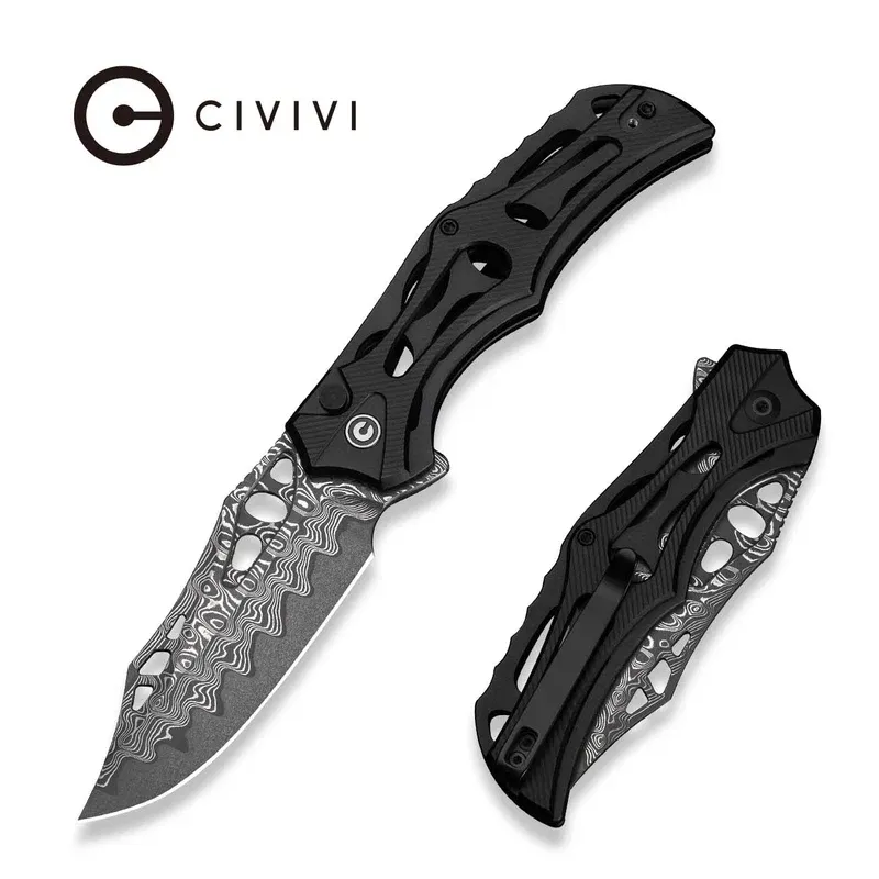 Civivi Biophase Black / Damascus / CP