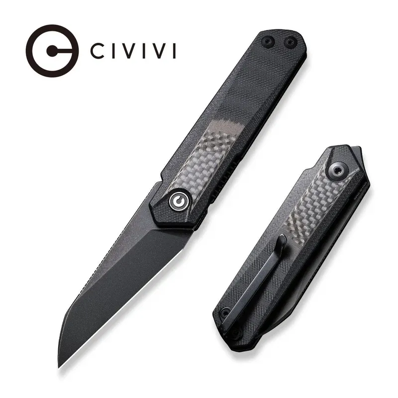 Civivi Ki-V Plus Twill Carbon Fiber / SW / Nitro-V / Wharncliffe