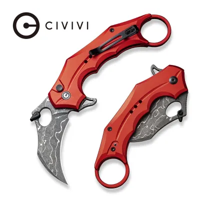 Civivi Incisor II Red / Damascus / Karambit