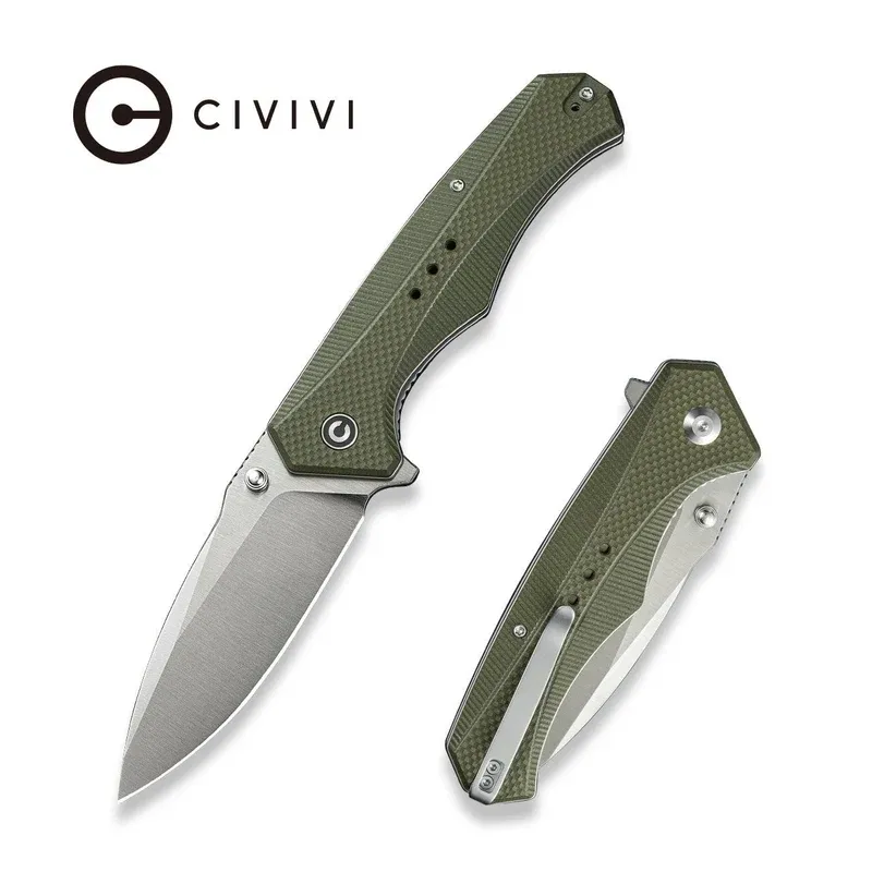Civivi Photonix  Dark Green Micarta / Satin / 14C28N / DP