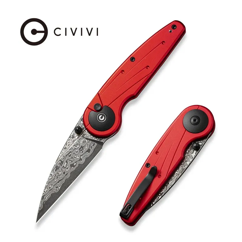 Starflare Red / Damascus / Wharncliffe