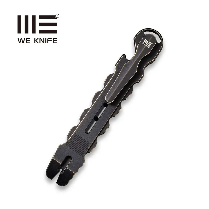 WE Knife Gesila Antique Bronze Titanium Pry Bar WE Knife Gesila Antique Bronze Titanium Pry Bar