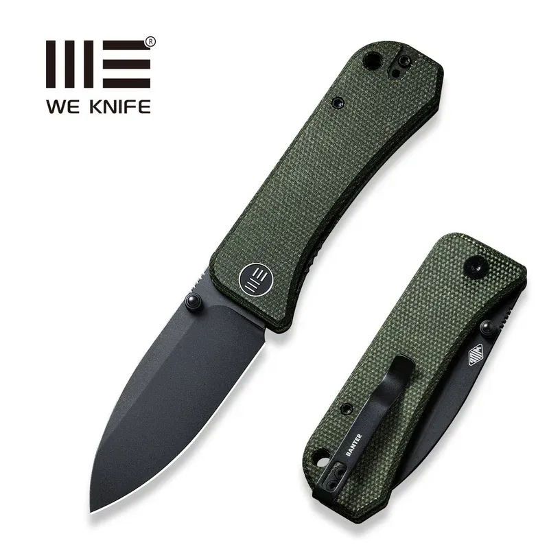 WE Knife Banter Green Micarta / BSW / S35VN / DP