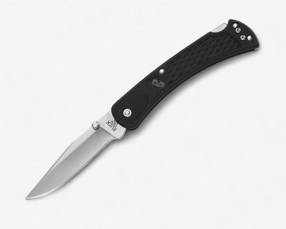 Buck Slim Ranger Black / Satin / 420 / CP