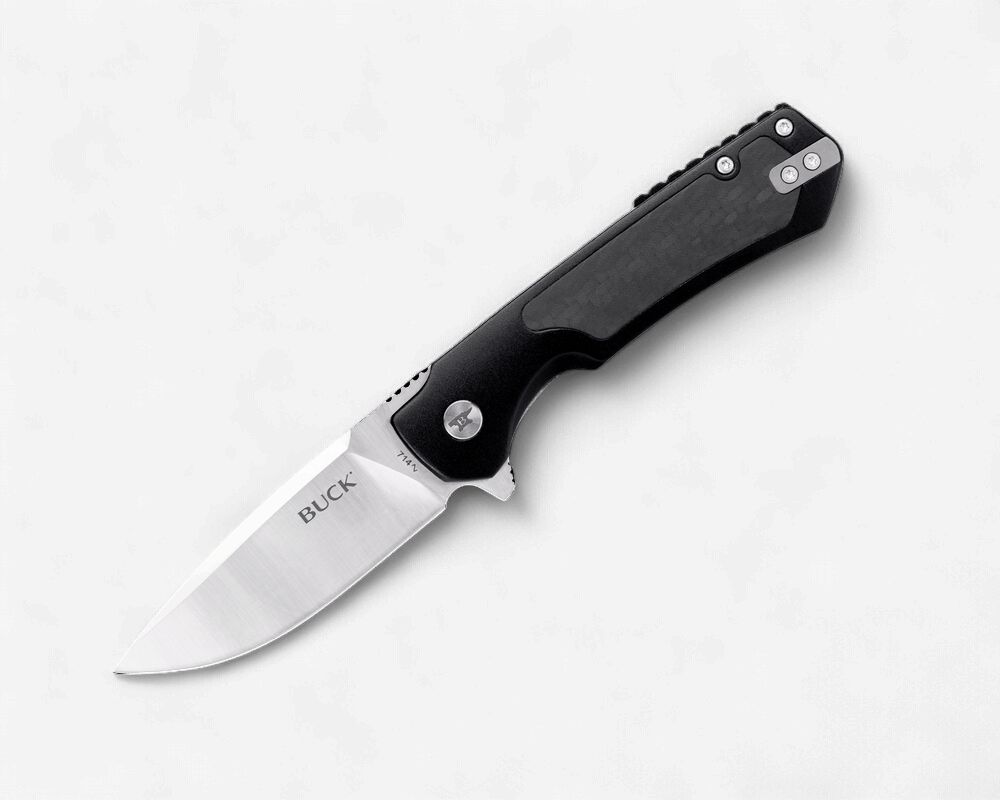 Buck Stinger Black Carbon Fiber / Satin / D2 / DP