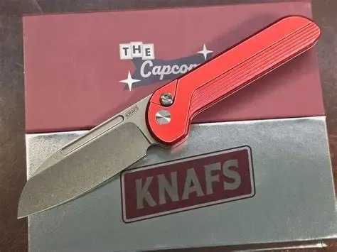 Blade Show Atlanta Capcom Distressed Red / SW / M390 / SF