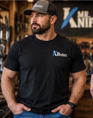 Mr. KnifeGuy Black T-Shirt