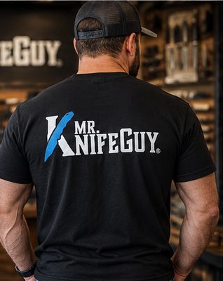 Mr. KnifeGuy Black T-Shirt