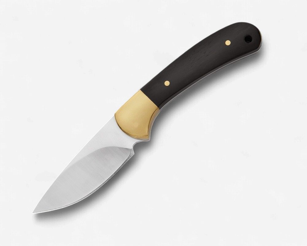 Buck African Skinner Ebony Brass / Satin / 420