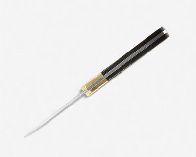 Buck African Skinner Ebony Brass / Satin / 420