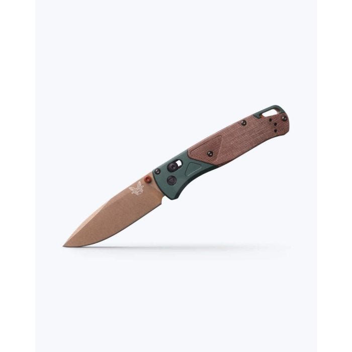 Benchmade Bugout Taiga Green Micarta / Tan / S90V / DP