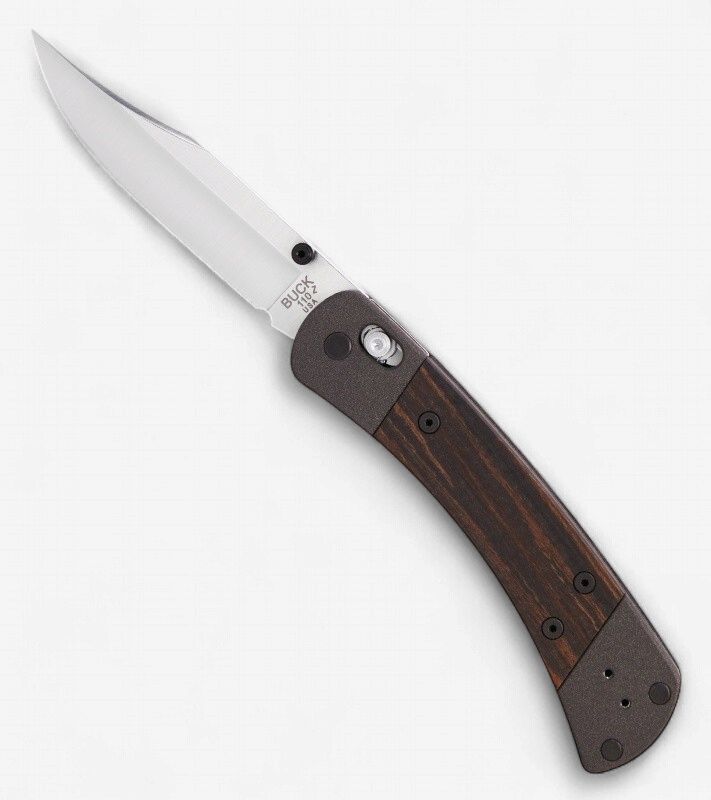 Buck 110 Crossbar Lock / Macassar Ebony / Magnacut / CP