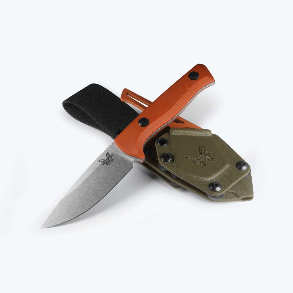 Benchmade SlipRidge Fixed Burnt Orange / SW / Magnacut / CP