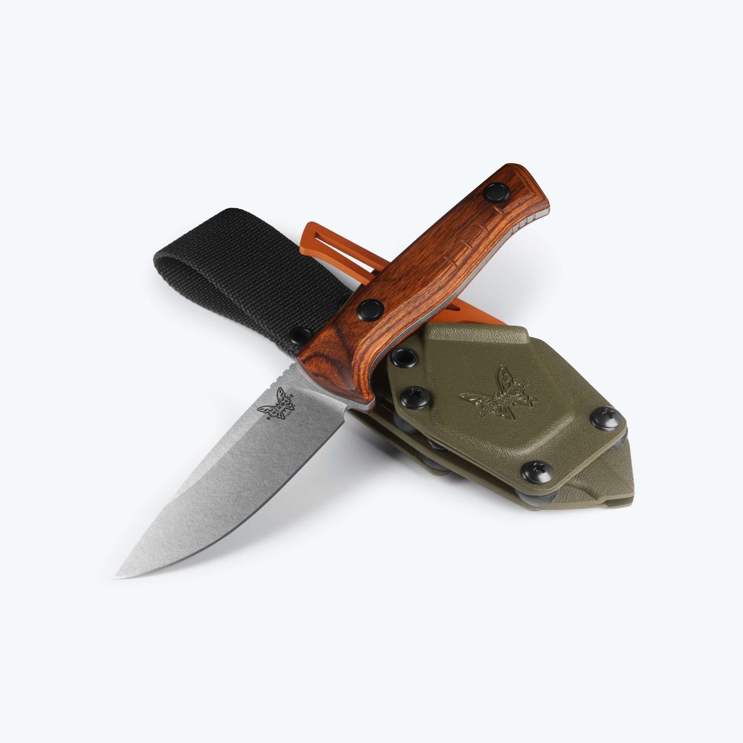 Benchmade SlipRidge Fixed Blade Wood / SW / Magnacut / CP