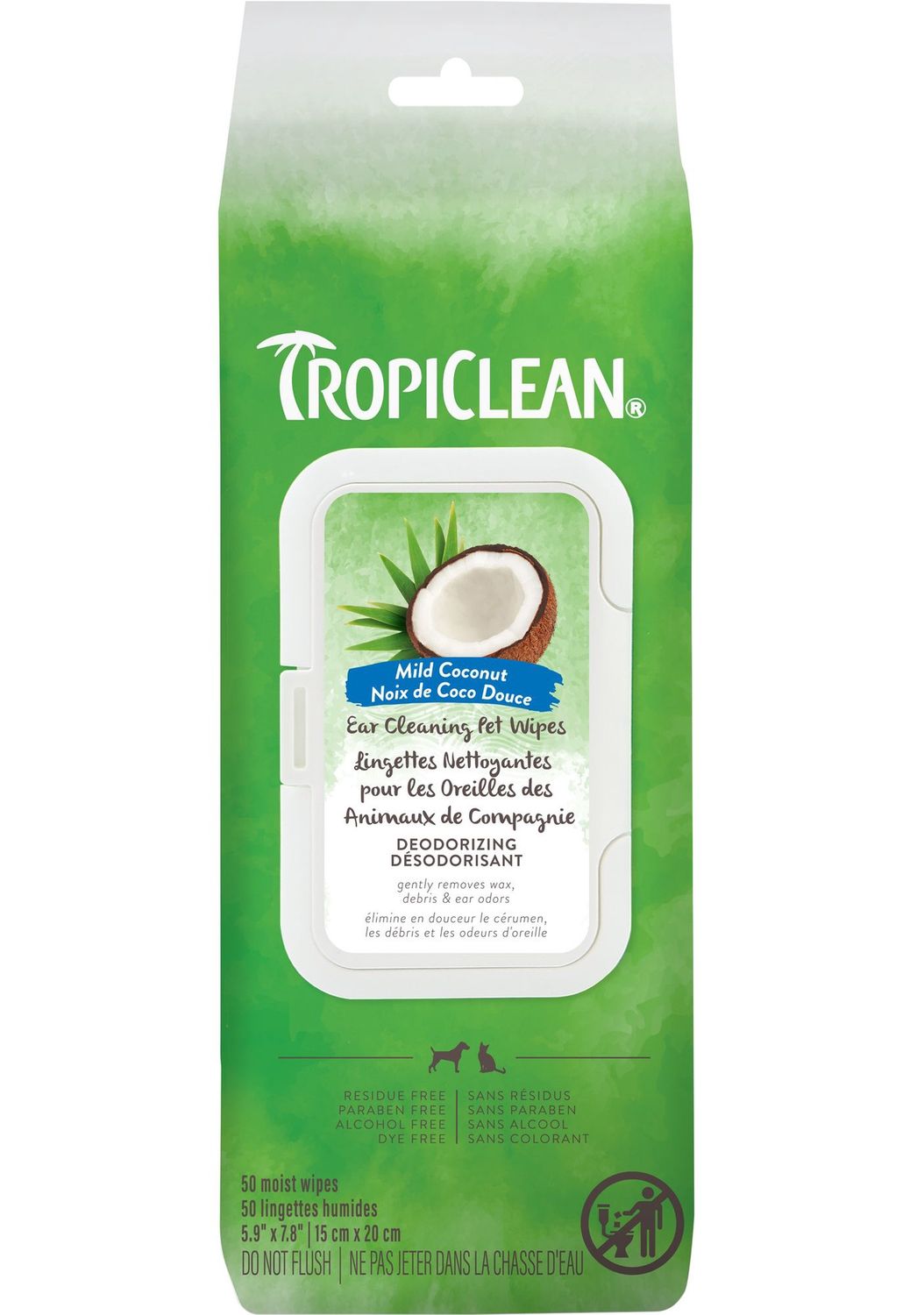 TROPICLEAN EAR WIPES