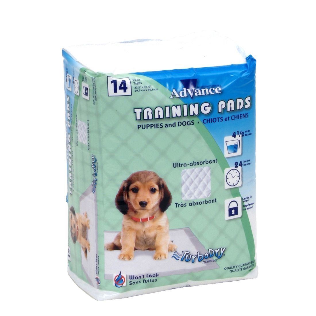 Advance Training Pads With Turbo Dry Technology Dog 14pk 23.5in