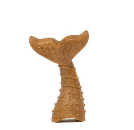 Powerbone Nylon &amp; Bamboo Chew Twist Tail Dog 6"