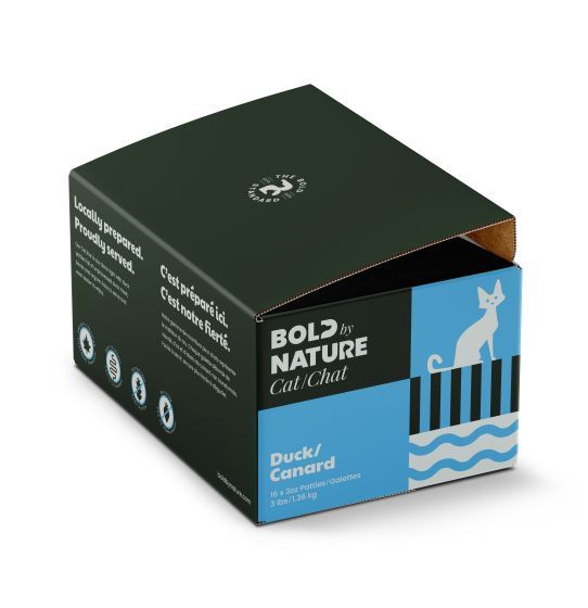 Bold By Nature, Raw Food For Cat - Duck 3 lb