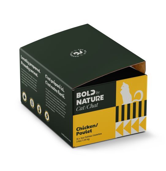 Bold By Nature, Raw Food For Cat - Chicken 3 lb
