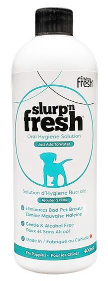 Enviro Fresh Slurp N Fresh Water Bowl Additives Gentle Puppy Dog 400ml