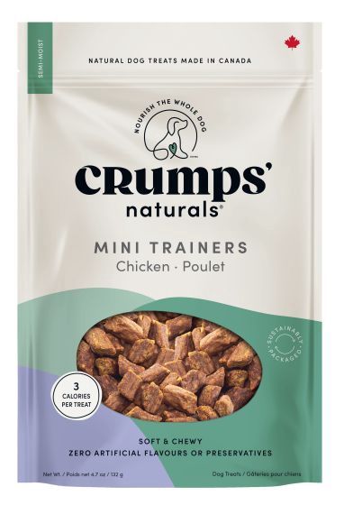 Crumps Mini Trainers Chicken Semi Moist Dog 132g