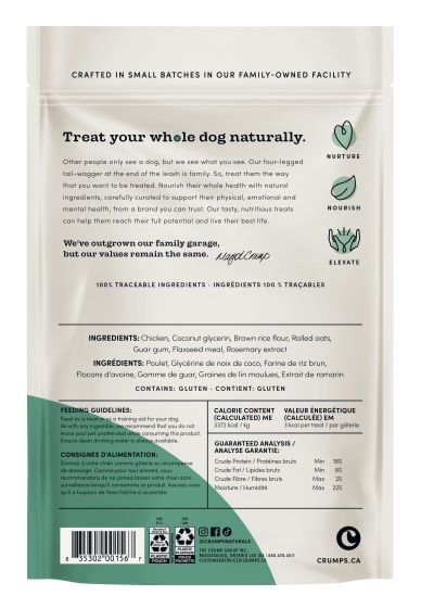 Crumps Mini Trainers Chicken Semi Moist Dog 132g