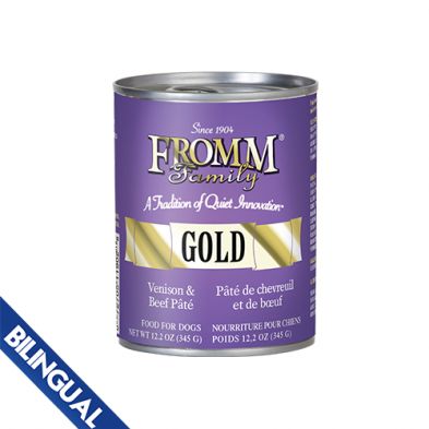 Fromm® Venison &amp; Beef Pâté Wet Dog Food 12 x 12.2 oz