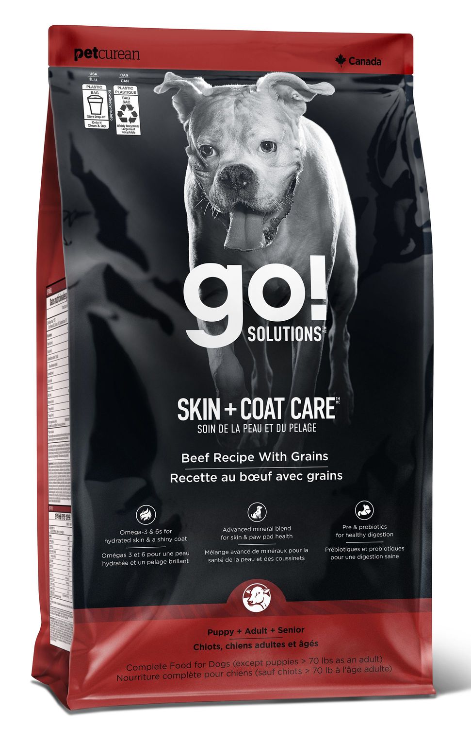 Go Skin + Coat Beef Dog 12lb
