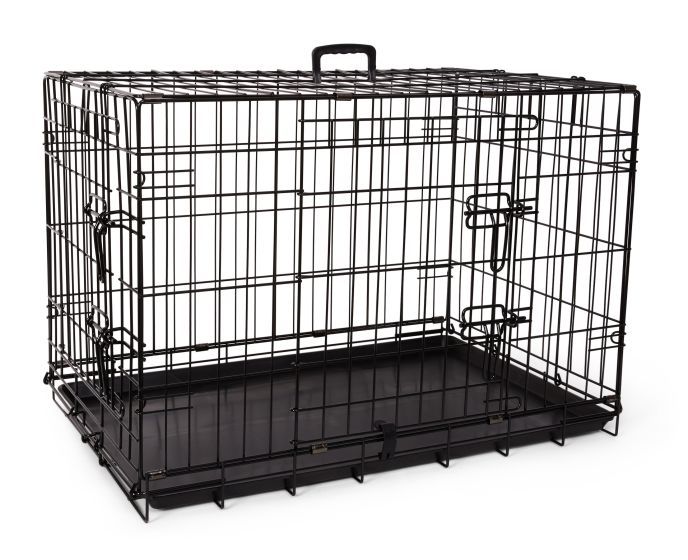 Bud'Z Deluxe Crate Foldable Double Doors Dog 30in 1pc