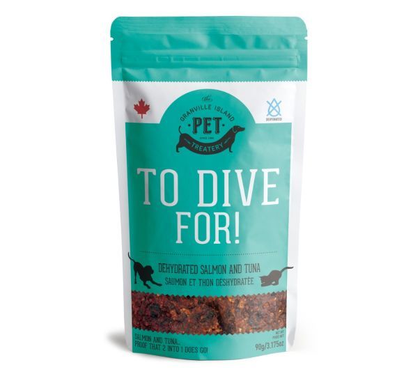 Granville To Dive For Salmon And Tuna Dehydrated Treats Dog 90g